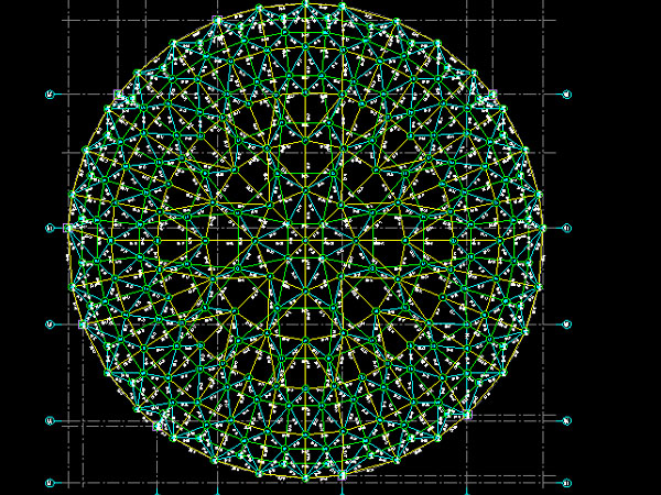 漳州明光正元广场圆形网架