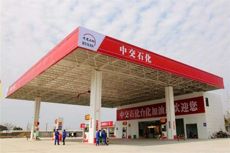 漳州加油站钢结构网架案例6