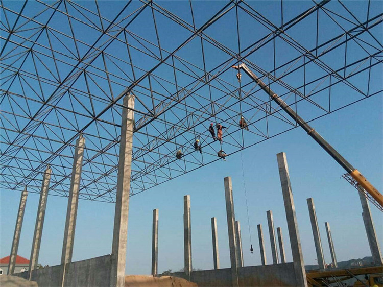 漳州加气站钢结构网架案例10